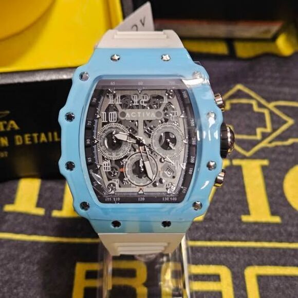 Activa x Invicta ACW2305-016 Chronograph Gradient Blue Watch - Picture 1 of 7